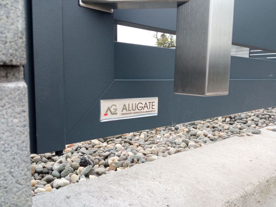 ogrodzenie aluminiowe AG150 ALUgate BORDER